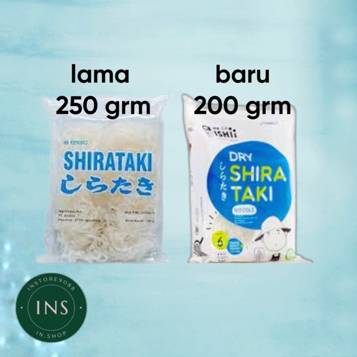 

Dry Shirataki - Mie Kering Shirataki ( isi 10pcs ) 250g
