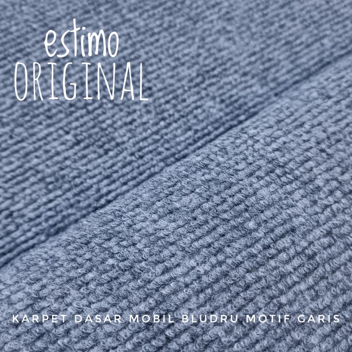 TOP" KARPET DASAR MOBIL BLUDRU MOTIF GARIS LEBAR 2 METER PANJANG 1 METER