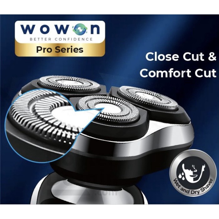 JH8 Refil Kepala Cukur Wowon Pro Series Shaver - Close & Comfort Cut
