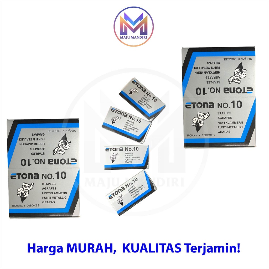 

iK! Isi Staples Etona No.10 Untuk Stapler HD-10 HD-10D HD-10S (Mini)
