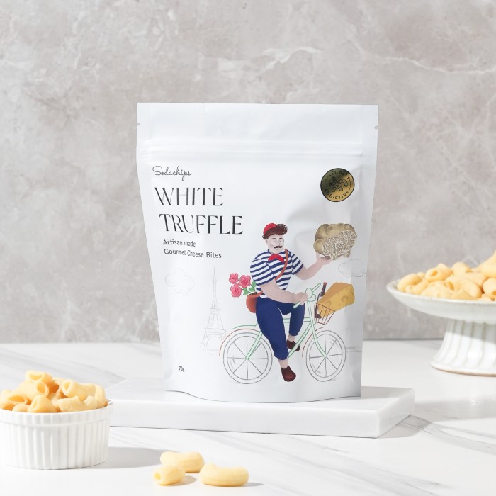 

Ready White Truffle Cheese Bites (Small) - Healthy Snack By Sodachips