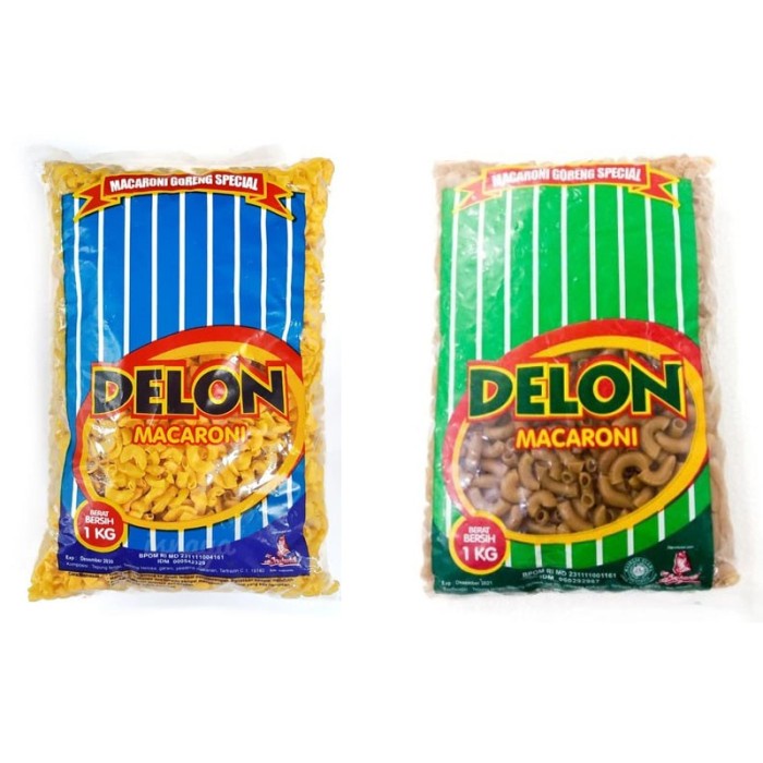 Ready Makaroni Delon Biru Makroni Macroni Macaroni