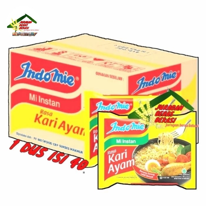 

Ready Indomie Rebus Rasa Kari Ayam 1 Dus Isi 40
