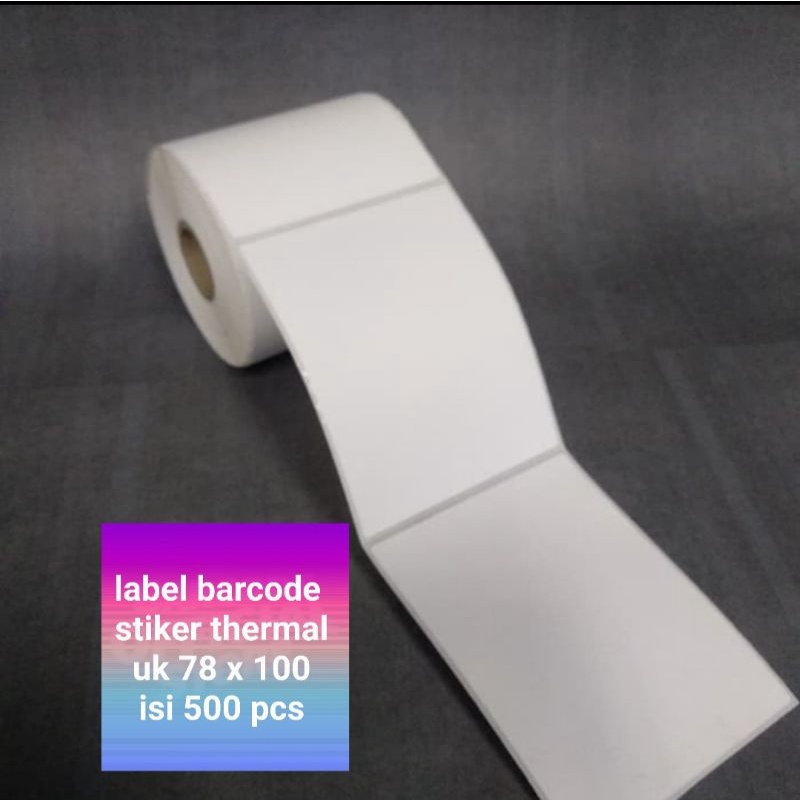 

IK! LABEL BARCODE THERMAL 78X100 MM / 78X100MM / 80 x 100 mm / 4" x 3" CORE 1 INCH