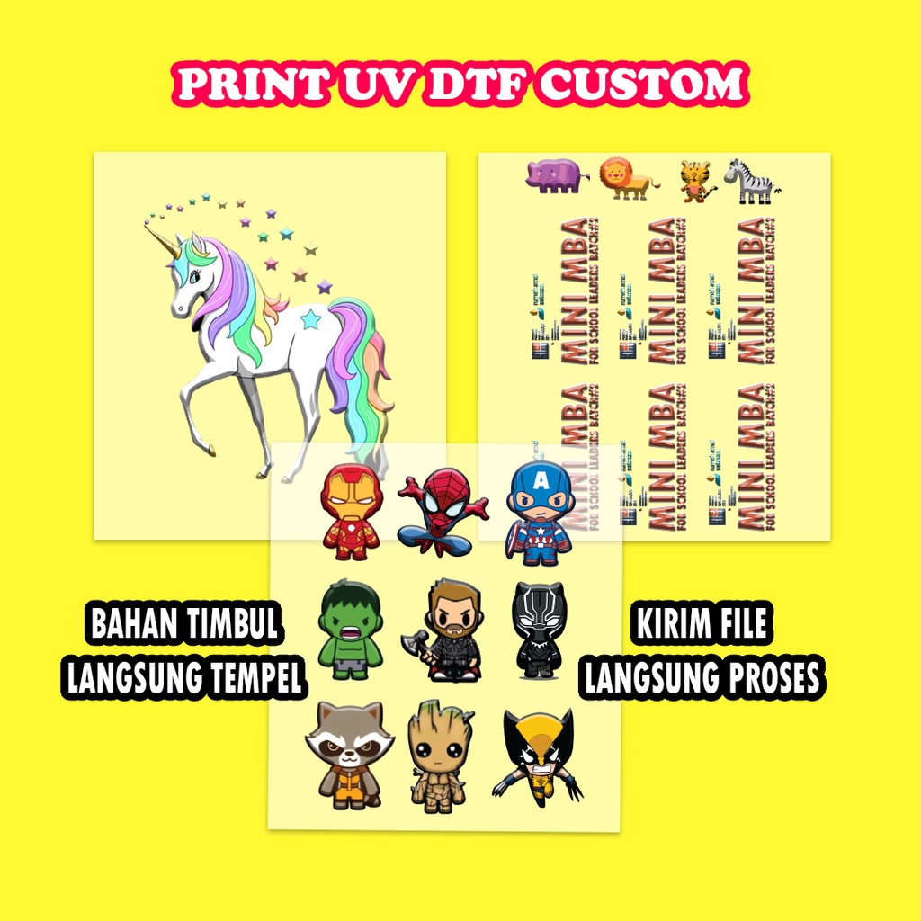 

IK! STIKER DTF UV CETAK PRINT../DECAL KERING/CUTTING STIKER CUSTOM FULL COLOR BISA TIMBUL SOUVENIR