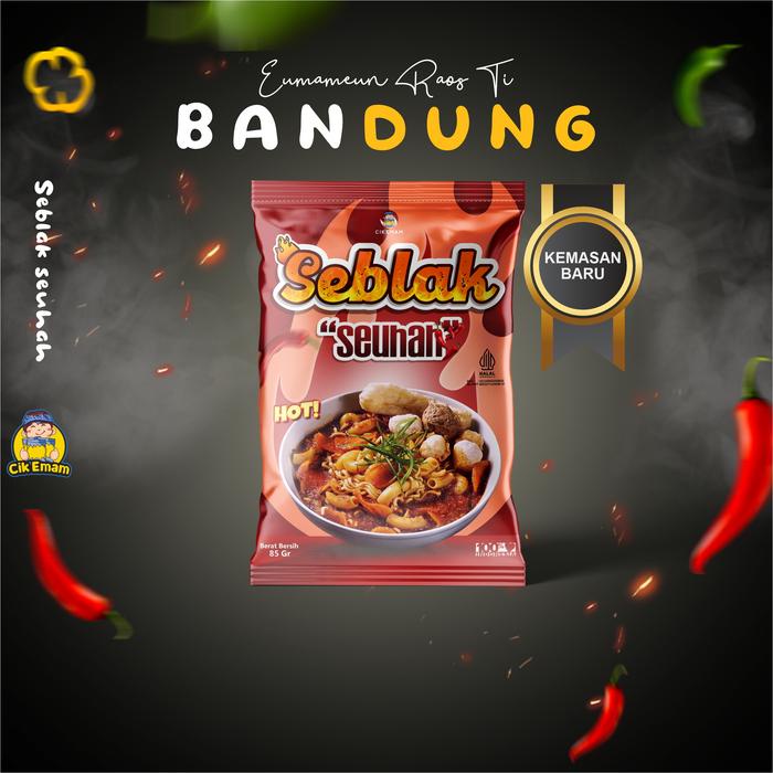 

Ready Cikemam - Seblak Seuhah - Seblak Bandung - Pedas Halal Mie Food Kuah Instan Sambal Noodles