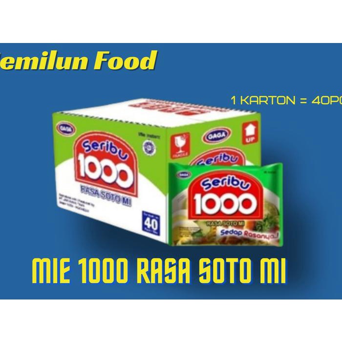 

Ready Gaga Mie 1000 Rasa Soto Segar Rasa Nusantara Ready Stock Bisa Cod