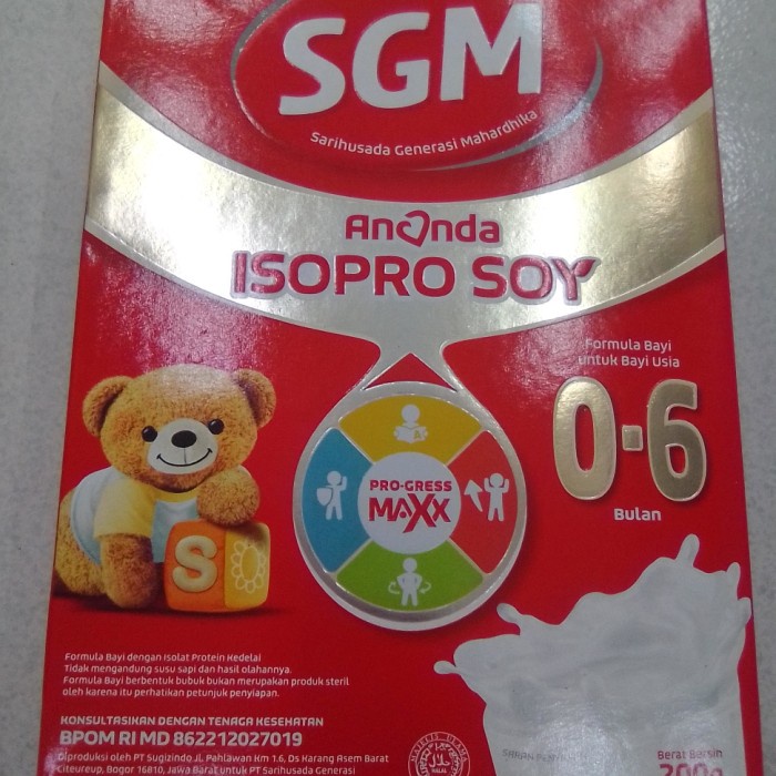 SGM Ananda Soya 0 sampai 6 Bulan