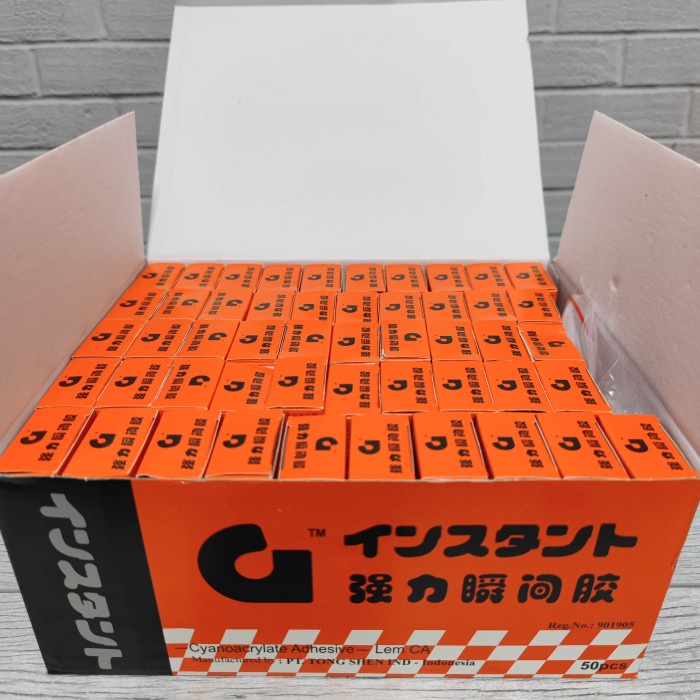 

DISKON PAKET 50PC LEM TETES G / LEM G KOREA 1 BOX ISI 50 PCS READYY
