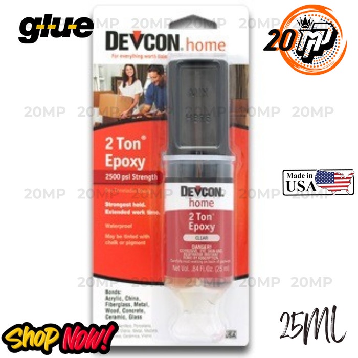 

DISKON LEM EPOXY 2 TON DEVCON MULTI FUNGSI 1OZ READYY
