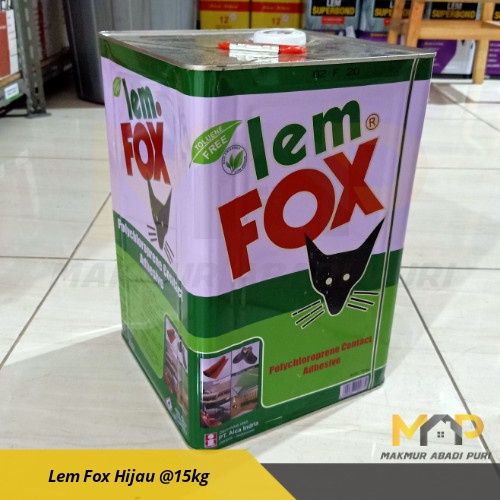 

READY STOK LEM KAYU - LEM FOX HIJAU @15KG - LEM KUNING SERBAGUNA READYY
