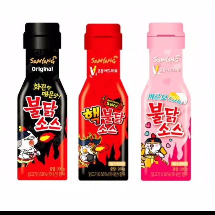 

Ready Saos Samyang Original, Nuclear, Carbonara