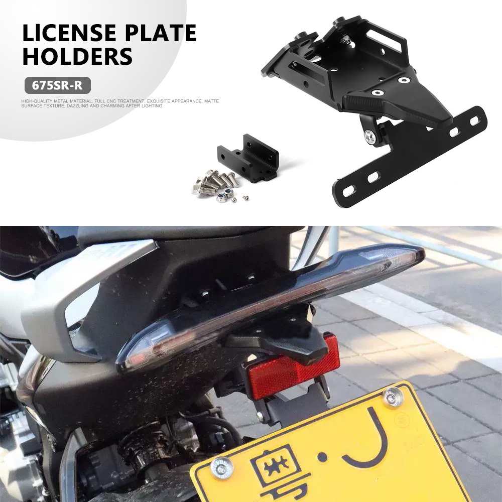 emca New Accessories For CFMOTO 675SR-R 675SR R 675 SR-R 675sr-r Motorcycle Black Tail Tidy License 