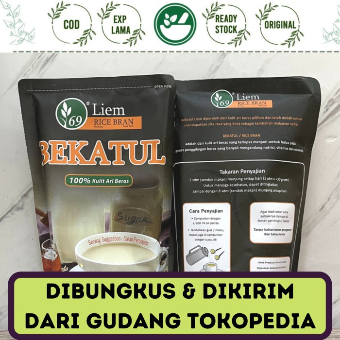 

HJK BEKATUL LIEM 69 RICE BRAN KULIT ARI BERAS DR LIM KULIT BERAS PILIHAN