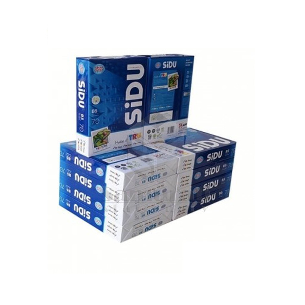 

IK! Kertas HVS Sinar Dunia B5 70 Gsm / HVS Sidu B5 70 Gram / Kertas HVS Putih Sidu B570 Gsm / B5