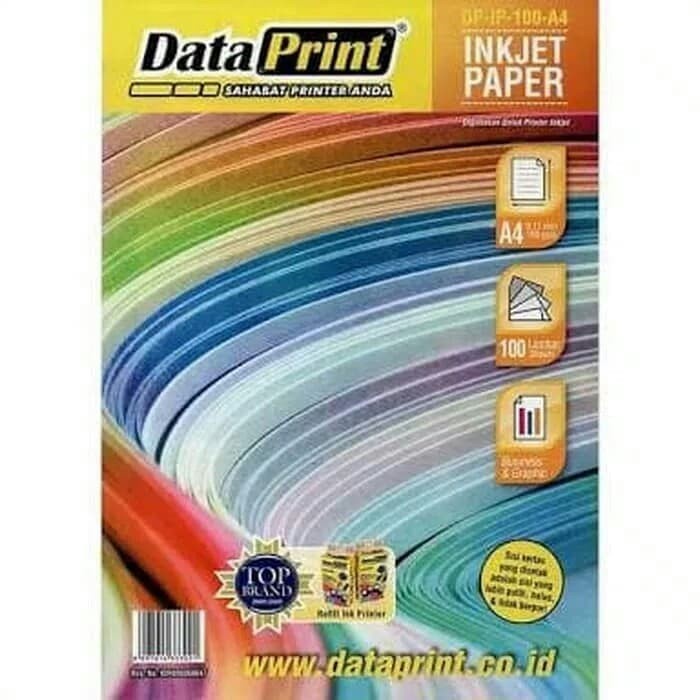 

IK! DATAPRINT PAPER INKJET A4 (100 PCS) 100gr
