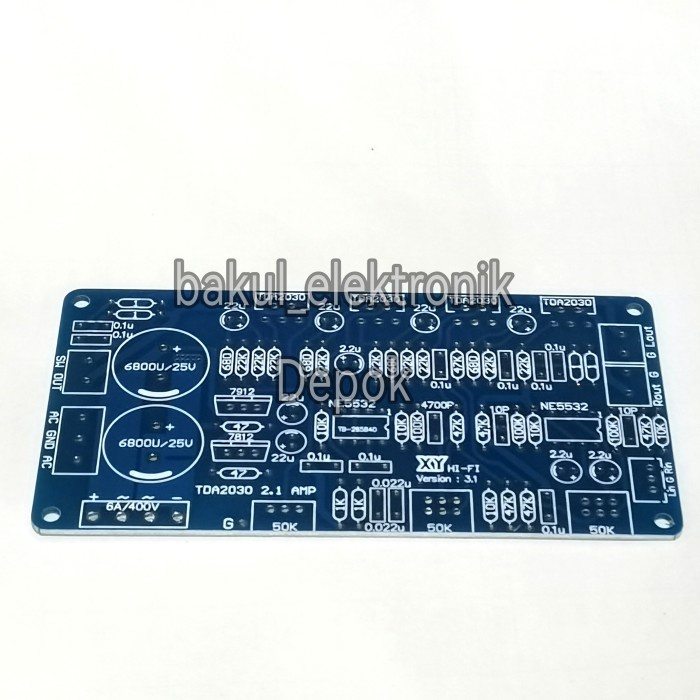 TERJAMIN PCB POWER 2.1 CHIP AMP LM1875/TDA2050