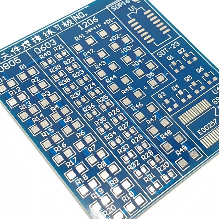 TERUJI PCB Training Latihan Solder SMD (**)