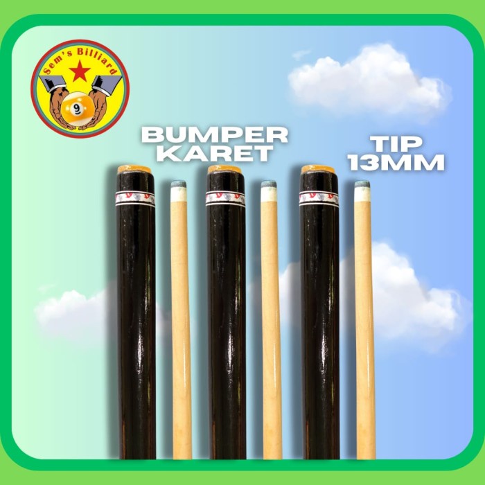 ready stok stick billiard pendek bola besar - stick billiard - billiard original