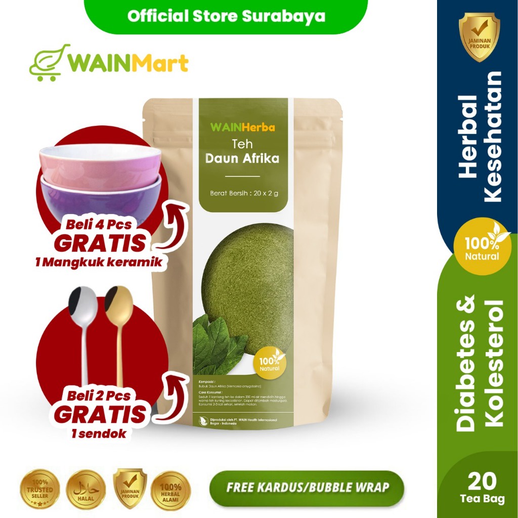 

( PROMO ) Teh Daun Afrika Mengobati Kolestrol dan Darah Tinggi BEST SELLER