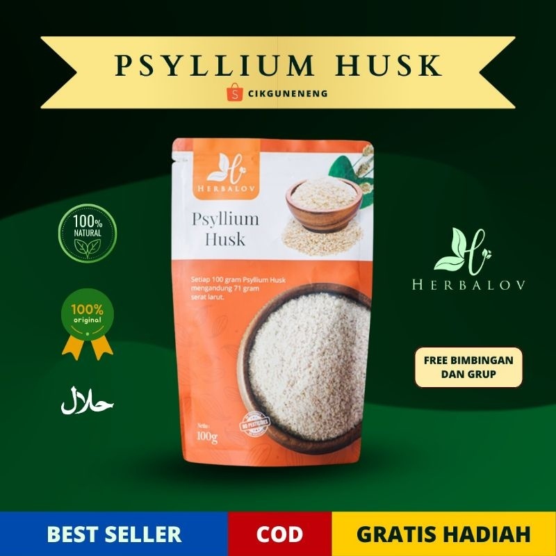 

( PROMO ) PSYLLIUM HUSK BY HERBALOV BEST SELLER