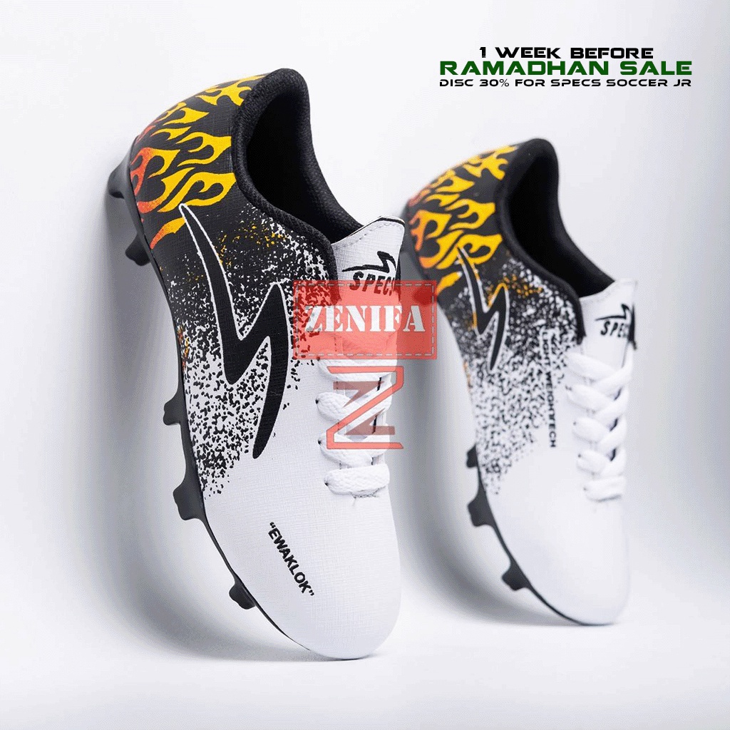 Sepatu Bola Anak Anak Specs EWAKLOK Ukuran 33 34 35 36 37 38