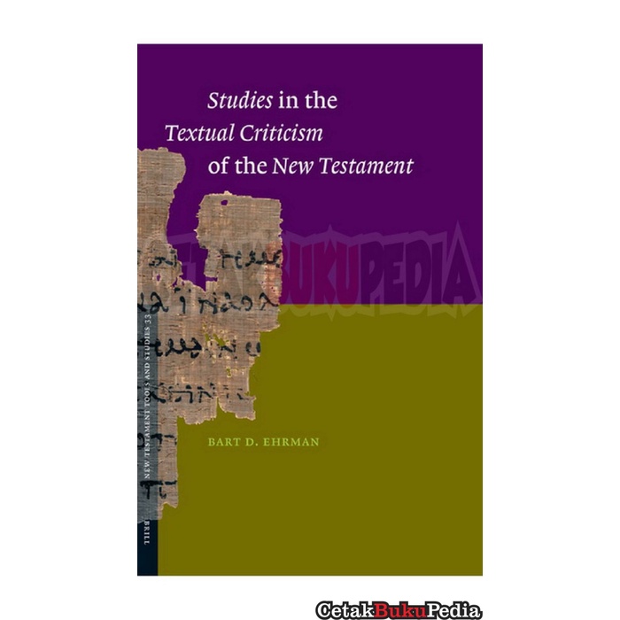 Book Studies In Textual Criticism Of New Testament New Testament