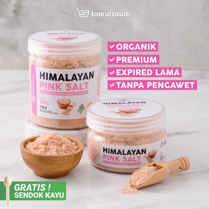 

HJK Garam Himalaya Premium Organic Original 100% Natural Himsalt Organik Himalayan Pink Salt Pure