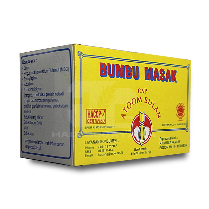 

HJK Bumbu Atoom Bulan 140 gr