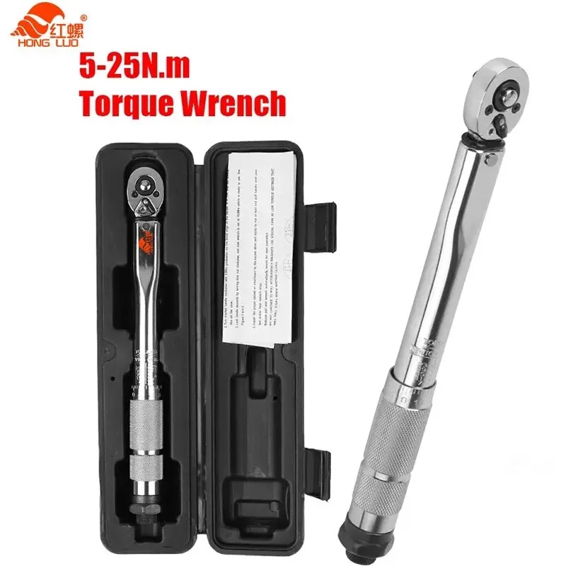 5-60N.m Torque Wrench 3/8 Inch Reversible Ratchet Key Square Drive Reversible Ratchet Spanner Adjust