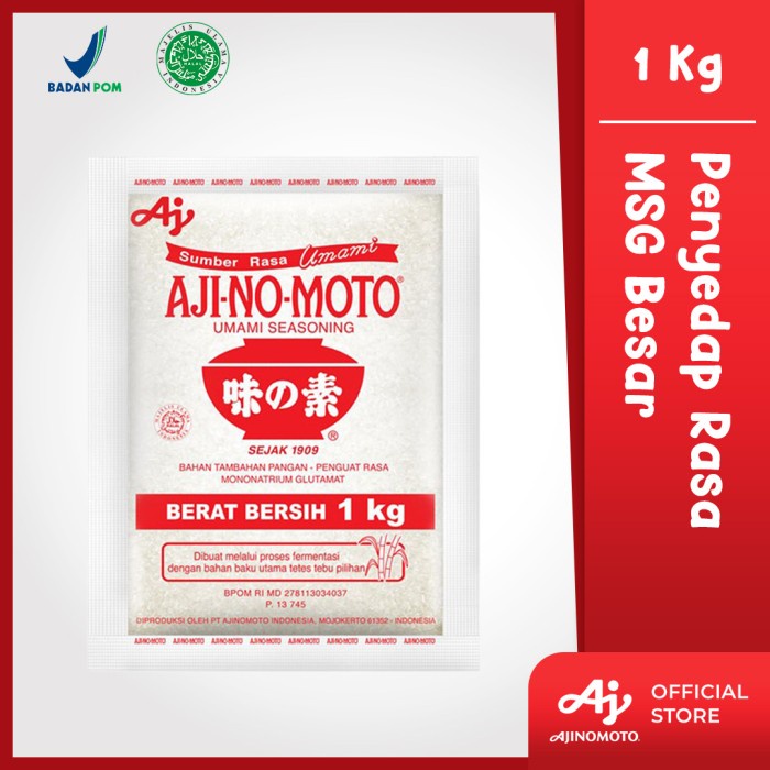 

HJK AJINOMOTO KASAR 1kg / 1 kg Penyedap Rasa