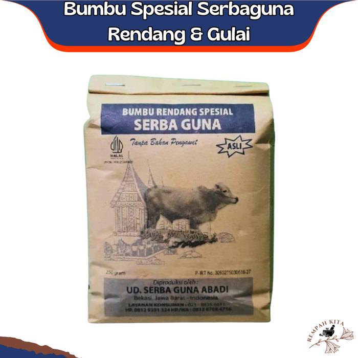 

HJK Bumbu Masak Minang Asli Serbaguna Tanpa Bahan Pengawet 250 gr Untuk Rendang Gulai dll Masakan
