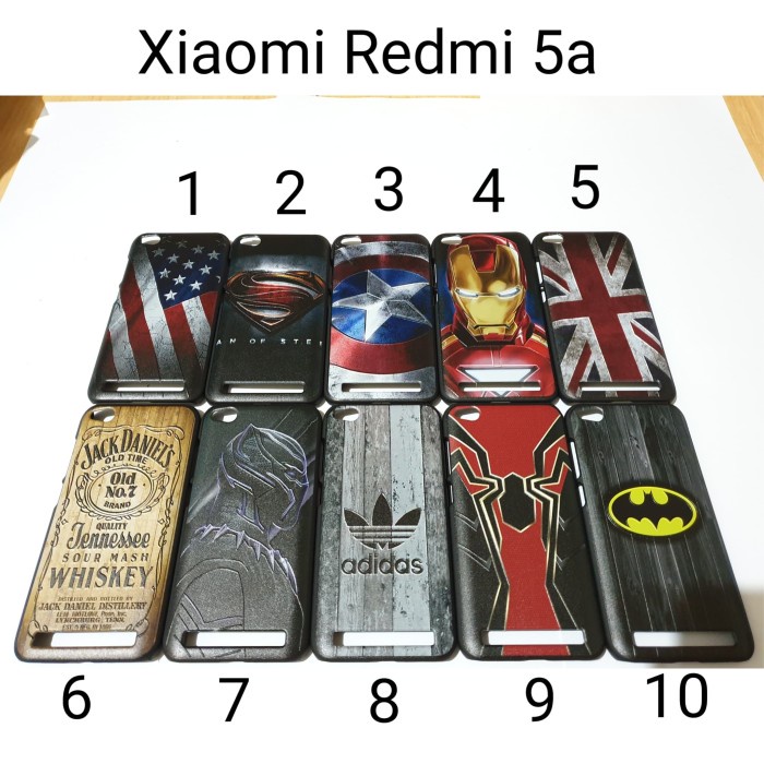 Hardcase Karakter For Xiaomi Redmi 5A / back case Hard case Redmi 5A