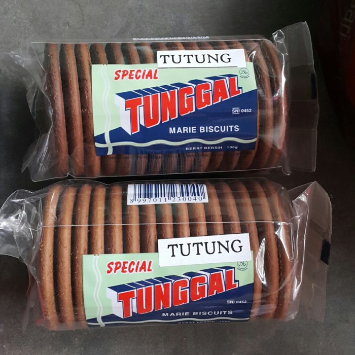 

HJK Biskuit marie tunggal gosong 100gr tutung spesial kue marie over baked