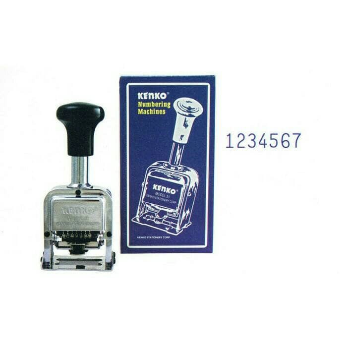

NUMBERING STAMPEL 7 DIGIT ANGKA KENKO