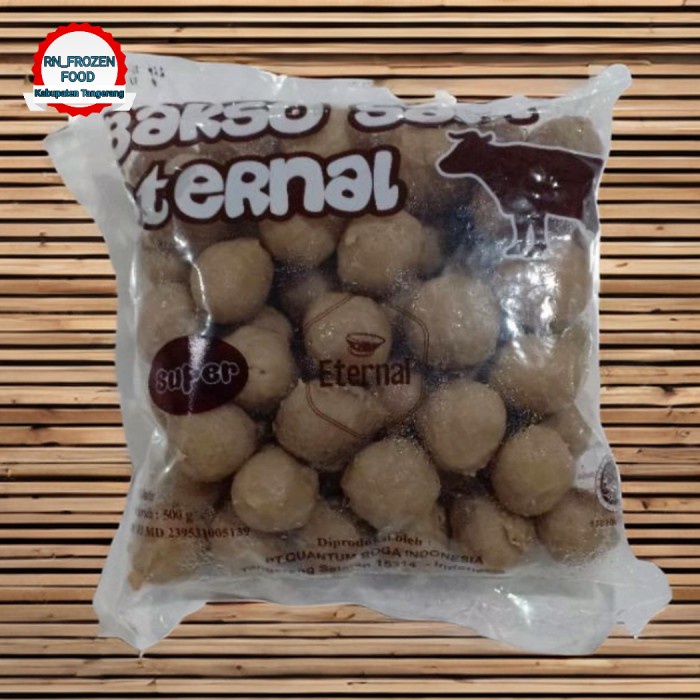 

ETERNAL Bakso Sapi Isi 50s Kemasan 500gr