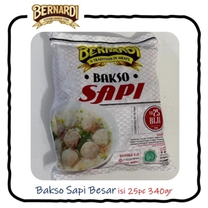 

Bernardi Bakso Sapi Besar isi 25pc 340g