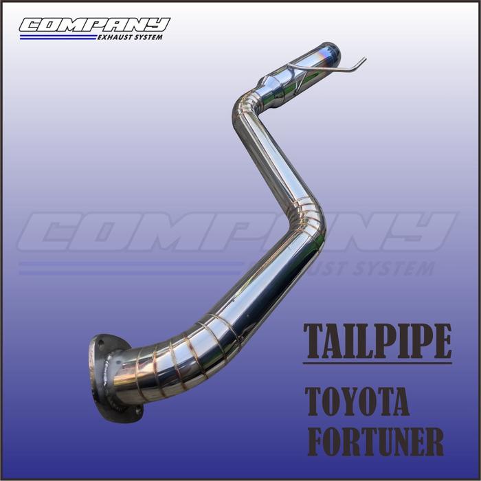 Sale Terbatas Knalpot Mobil Tailpipe Bolt On Burnt Tip Toyota Fortuner Original Company_Exhaust Aman