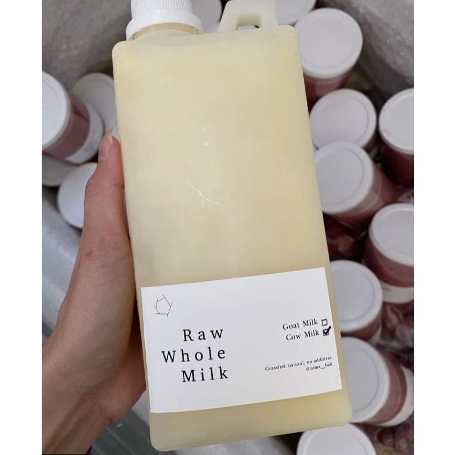 

Raw Whole Milk Susu Sapi Grassfed 1L Nima Bali