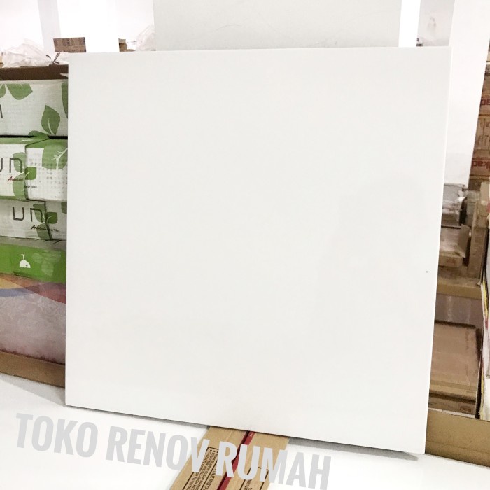 Keramik 50X50 Putih (Glossy)/ Keramik Putih 50X50/Keramik Lantai Putih