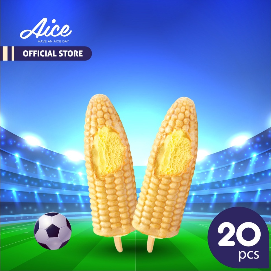 

Aice Ice Cream Sweet Corn Es Krim 20pcs