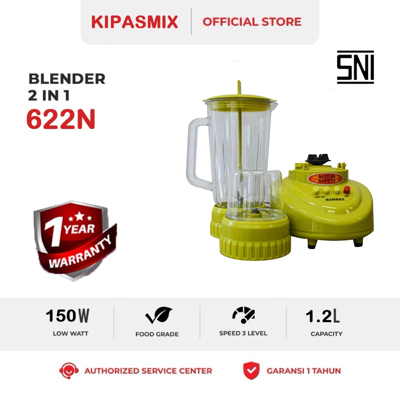 COD Blender Murah Cuci Gudang Kuat Untuk Jus Buah National Belender Rinrei Philips Berkualitas Mesin