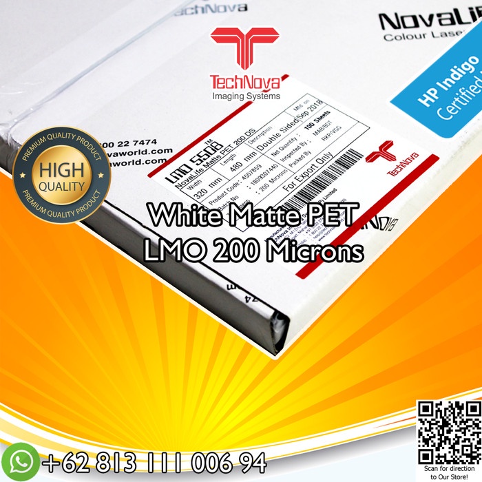 

TECHNOVA LMO 200 Micron Kertas Synthetic Digital A3 ecer 10 lembar