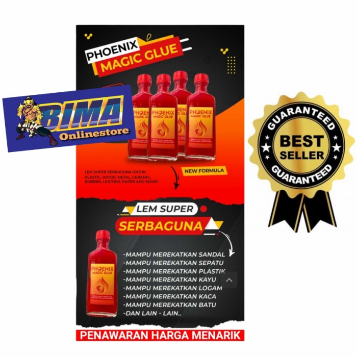 

SALE PROMO PROMO PHOENIX MAGIC GLUE LEM SEPATU SANDAL SUPER KUAT BISA MEDIA LAIN2 READYY