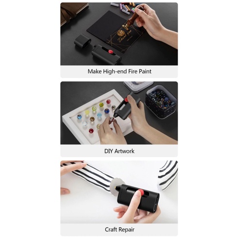 

DISKON WOWSTICK YOUPIN PORTABLE MINI GLUE GUN CRAFT DELUXE RECHARGEABLE READYY