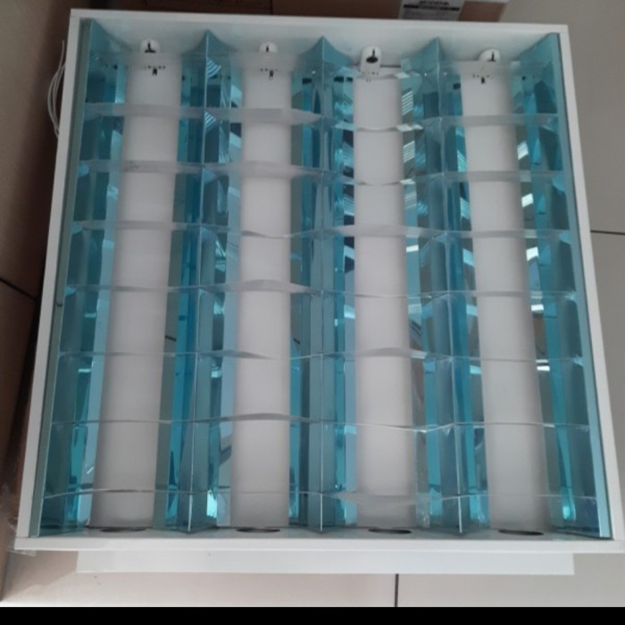 SALE PROMO KAP LAMPU RM KONDE 4X18 WATT LED 4X8 WATT AKUSTIK 4X18W 60X60 KAP SAJA READYY