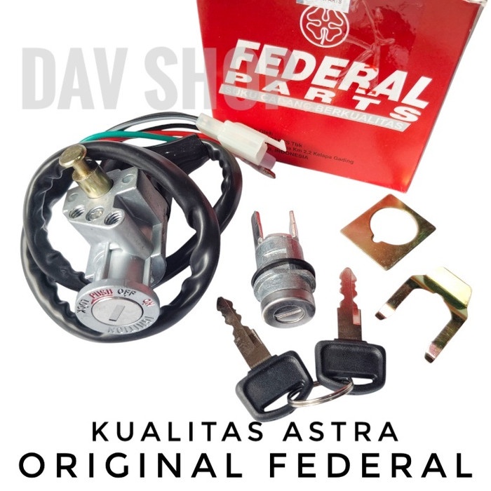 MURAH Keyset Kunci kontak set Honda Astrea Grand Impressa Legenda Ori AHM