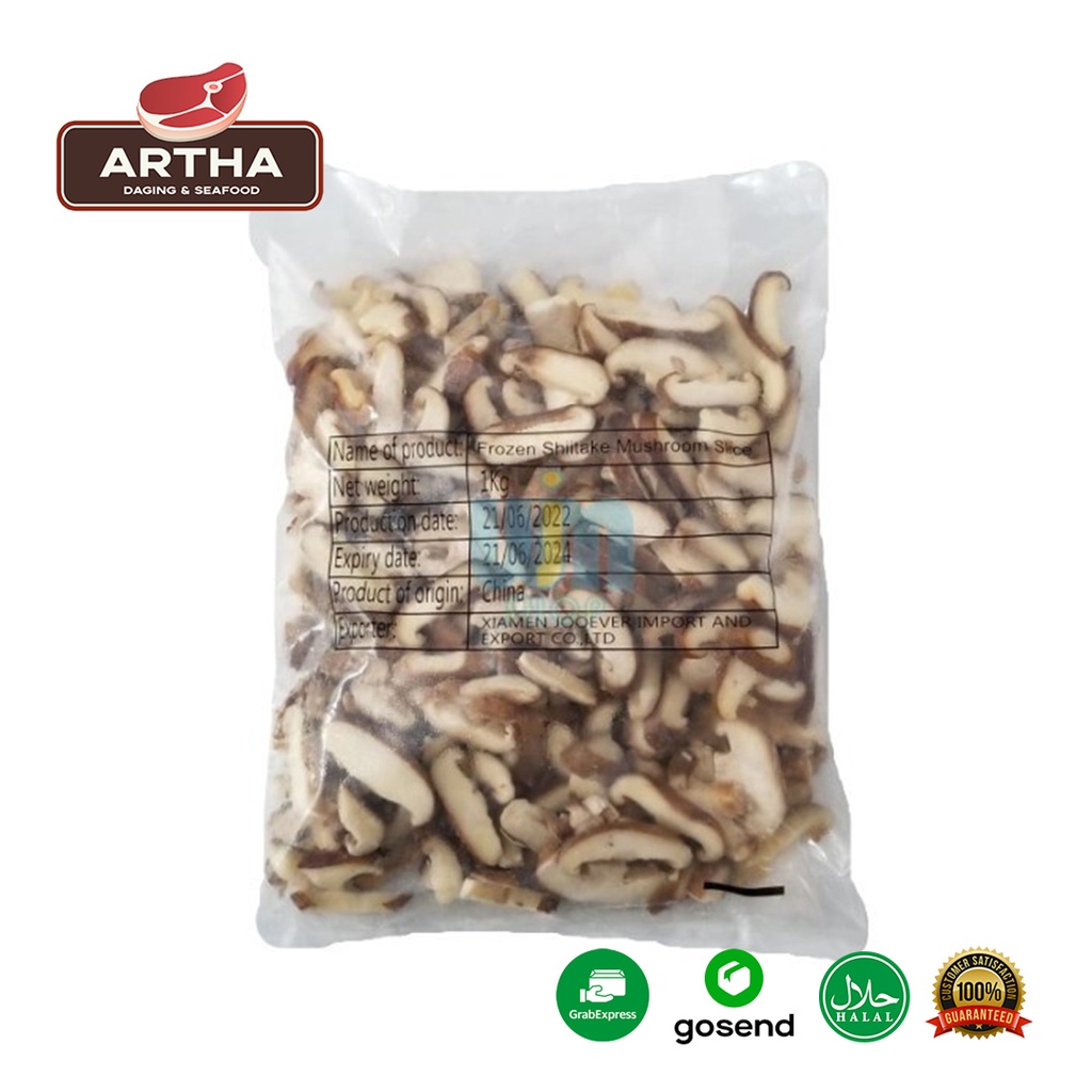 

FROZEN MUSHROOM SHITAKE // JAMUR SHITAKE POTONG // 500GR/1KG