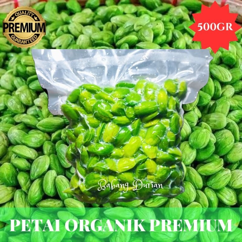 

PETAI ORGANIK PREMIUM 500GR FROZEN TIDAK BERULAT/ PETE ORGANIK PREMIUM