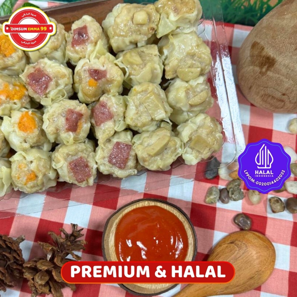 

TERLARIS Dimsum Seribuan isi 100 Pcs Frozen Free Saus Merah Halal & Nikmat Kemasan Thinwall ( Box )